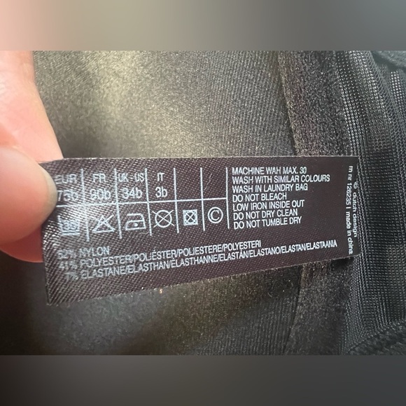 MARLIES DEKKERS Gloria Suspender Pinstripe Padded Push Up Halter Bra 34B NWOT! - Picture 14 of 14